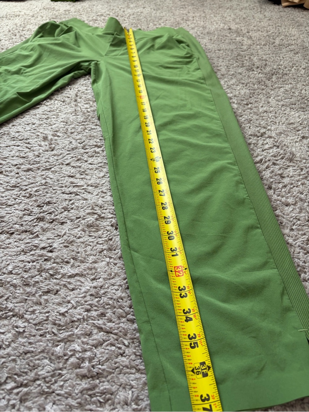Athleta Lime Green Stretch Joggers - Picture 4 of 8